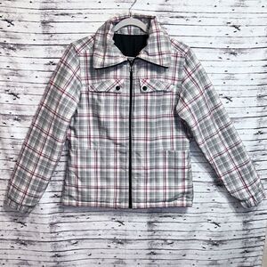 The North Face Reversible Plaid Puffer Jacket